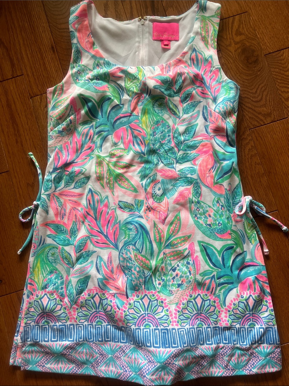 Lilly Pulitzer Pink and Teal Tropical